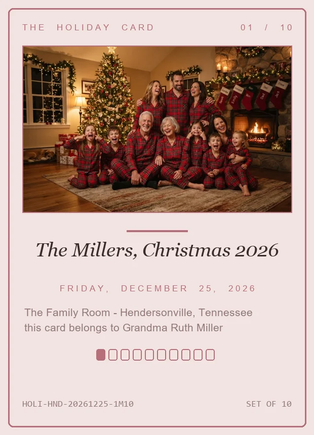 Family holiday card