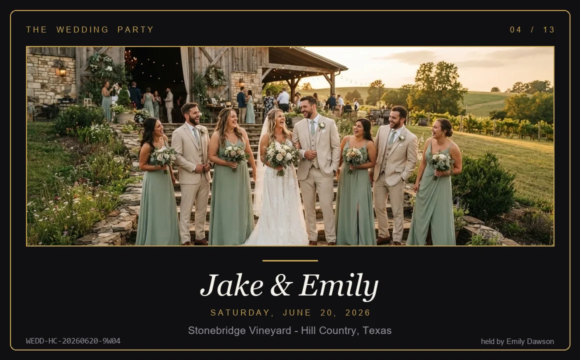 Horizontal panorama card layout